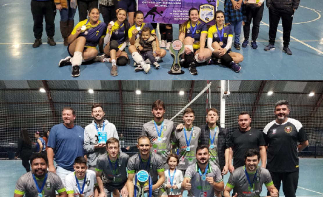 Definidos os campeões do 2º Municipal de Voleibol