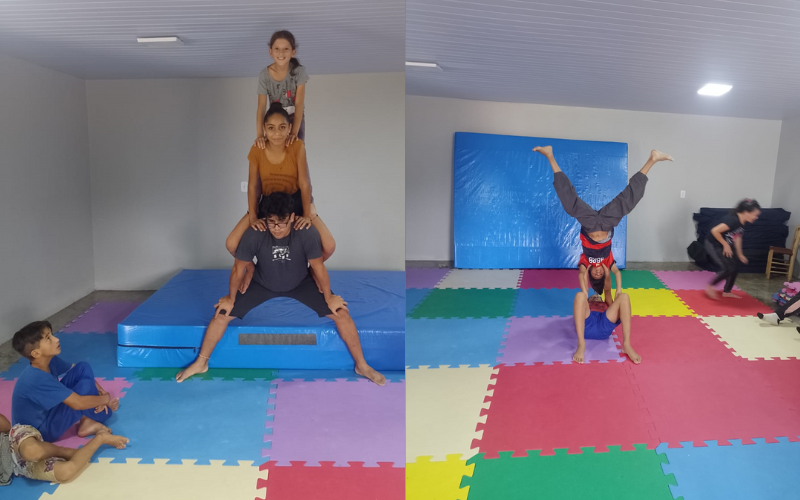 SCFV oferece Oficina de Circo para crianças e adolescentes