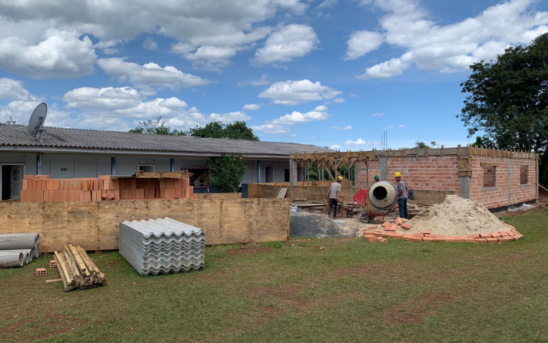 Prefeitura está construindo creche e refeitório em escola do Pedregulho