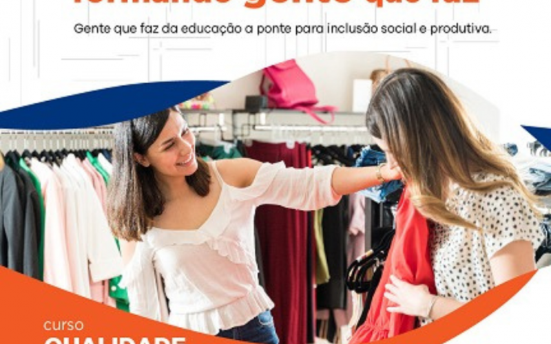 Departamento de Indústria e Comércio e Senac trazem a CDS mais um curso gratuito