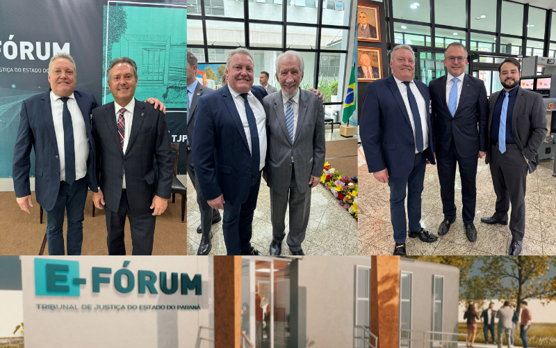 Bandiera participa de lançamento do projeto E-Fórum, no TJ-PR