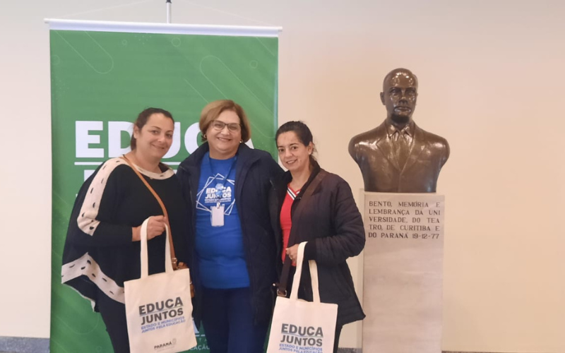 Cel. Domingos Soares aderiu ao Programa Educa Juntos, da Seed