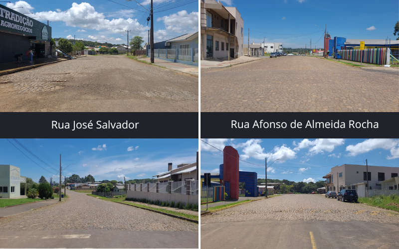 Ruas de calçamento receberão recapeamento asfáltico