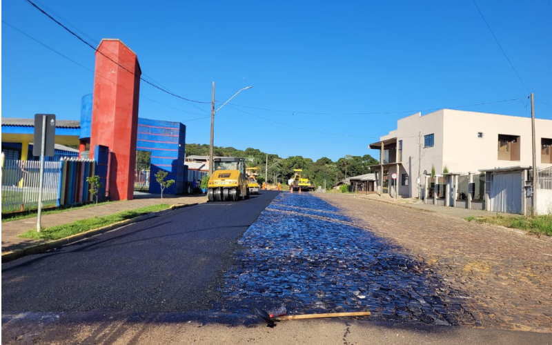 Ruas receberam recape asfáltico