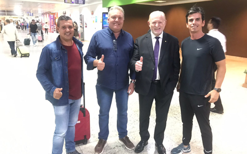 Prefeito e vereadores encontram deputado federal Vermelho